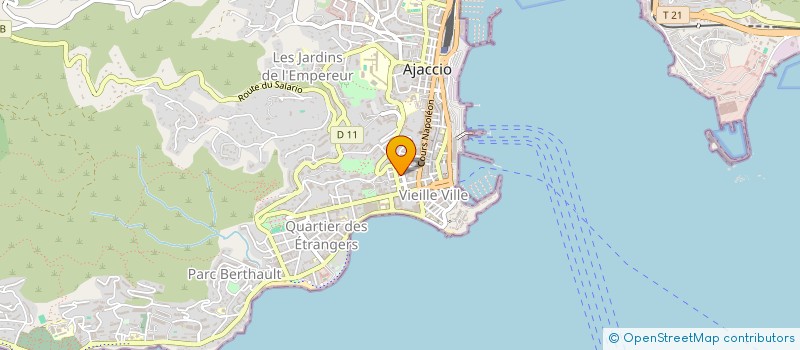 localisation de l'entreprise TESORU DI LEGNU  AJACCIO