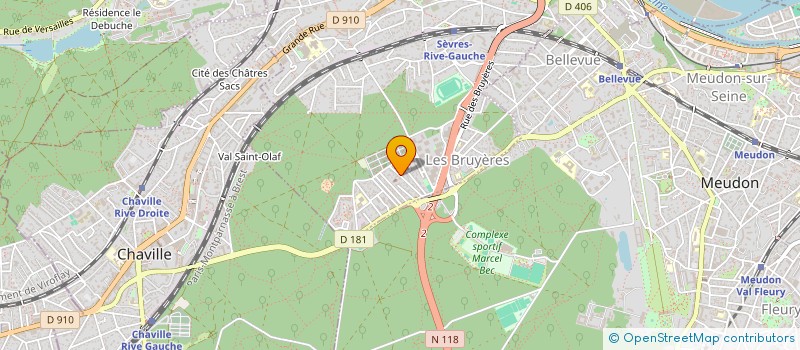 localisation de l'entreprise TESS  SEVRES