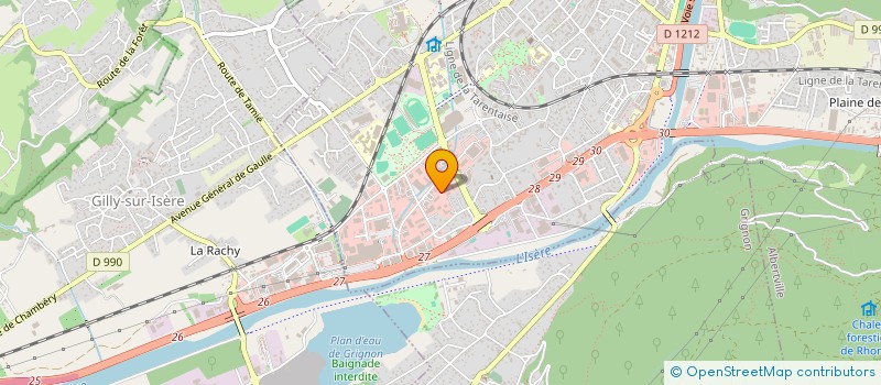 localisation de l'entreprise TESS à ALBERTVILLE