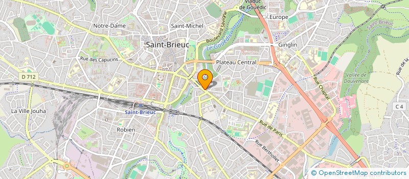 localisation de l'entreprise TESS  SAINT-BRIEUC