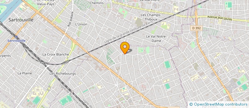 localisation de l'entreprise TESS  HOUILLES