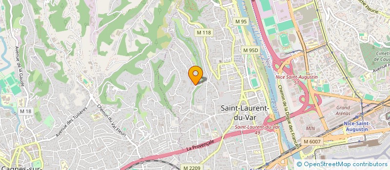 localisation de l'entreprise TESS à SAINT-LAURENT-DU-VAR