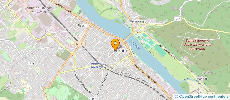 localisation de l'entreprise TESS à VERNON