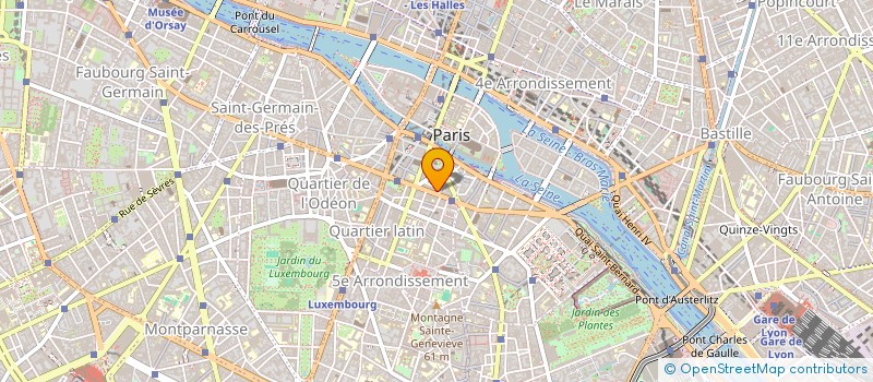 localisation de l'entreprise TESS.A PROD  PARIS