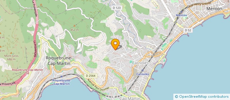 localisation de l'entreprise TESS DRIVER à ROQUEBRUNE-CAP-MARTIN