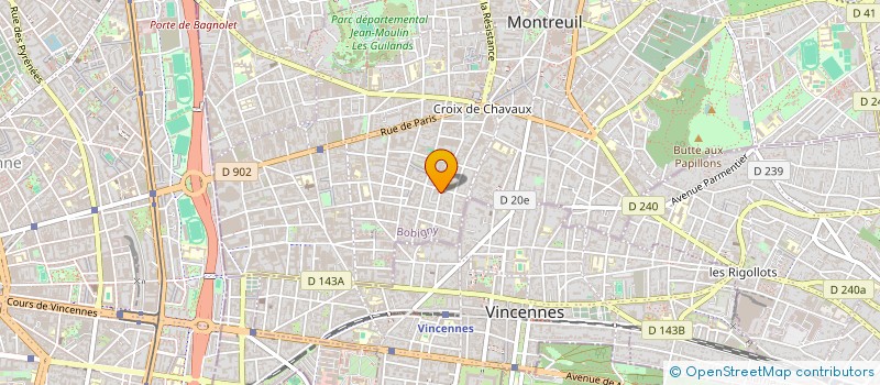 localisation de l'entreprise TESS EN CUISINE à MONTREUIL