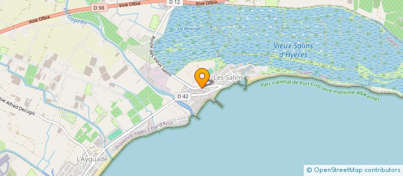 localisation de l'entreprise TESS SECURITE PRIVEE à HYERES