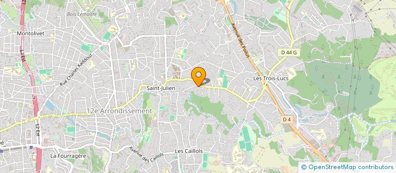 localisation de l'entreprise TESS & TOM à MARSEILLE