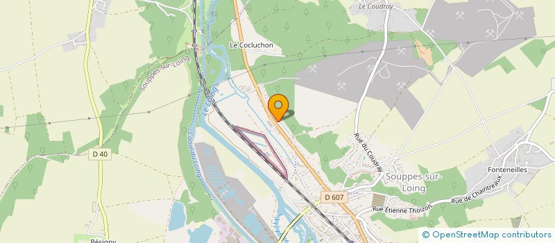 localisation de l'entreprise TESSA-77  SOUPPES-SUR-LOING