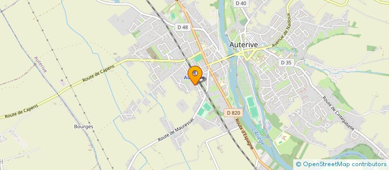localisation de l'entreprise TESSA à AUTERIVE