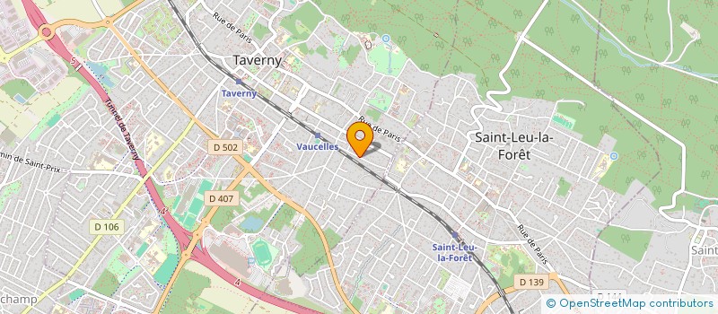 localisation de l'entreprise TESSAFLO  TAVERNY