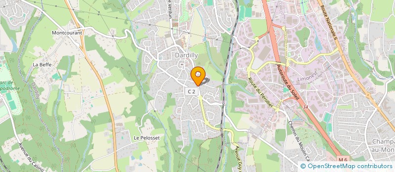 localisation de l'entreprise TESSALI AUVERGNE RHONE-ALPES  LISSIEU