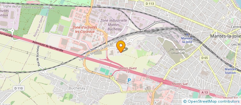 localisation de l'entreprise TESSALU à BUCHELAY