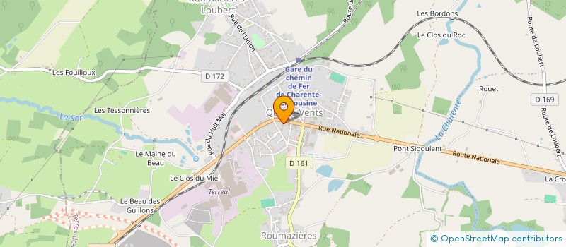 localisation de l'entreprise TESSANDIER FUNERAIRE à TERRES-DE-HAUTE-CHARENTE