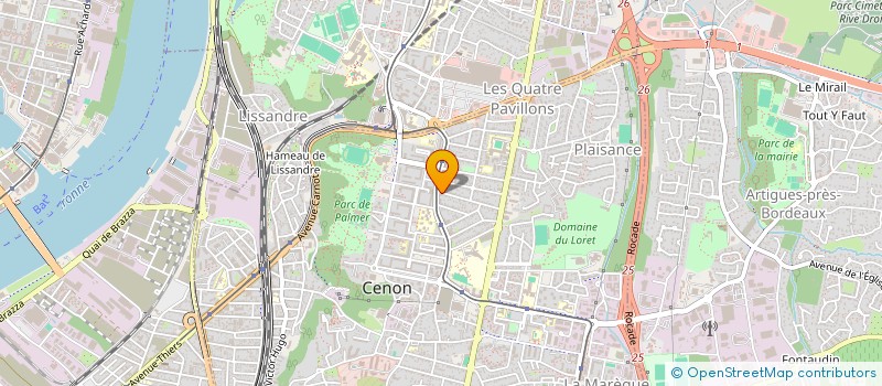 localisation de l'entreprise TESSAROTTO CONSEIL & EXPERTISE à CENON