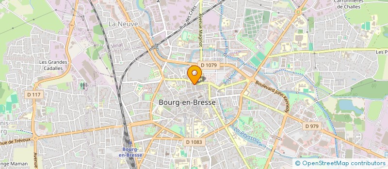 localisation de l'entreprise TESSCA à BOURG-EN-BRESSE