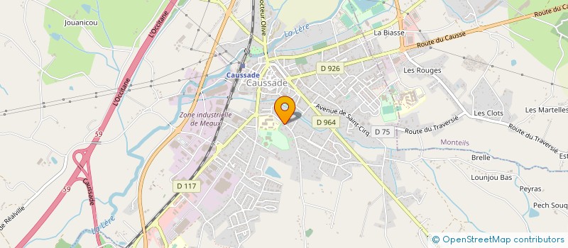 localisation de l'entreprise TESSE  CAUSSADE