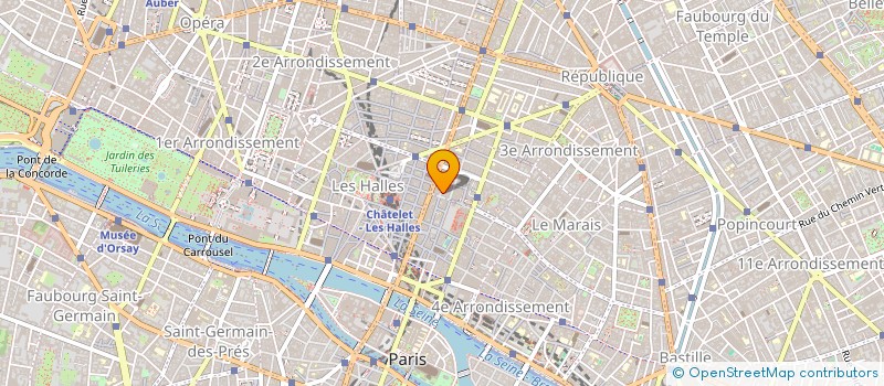localisation de l'entreprise TESSELLE à PARIS