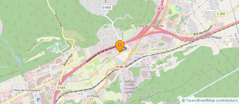 localisation de l'entreprise TESSERA à BOUC-BEL-AIR