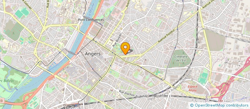 localisation de l'entreprise TESSERACT à ANGERS