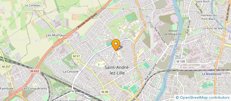 localisation de l'entreprise TESSERHAZ  MARQUETTE-LEZ-LILLE