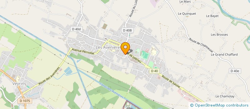 localisation de l'entreprise TESSI  LES AVENIERES VEYRINS-THUELLIN