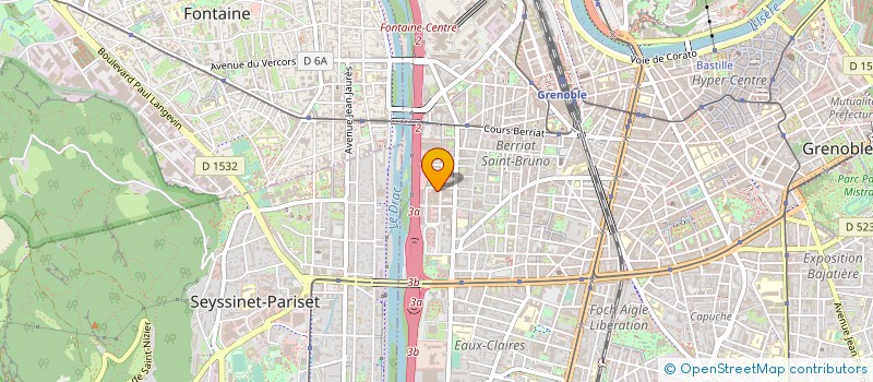 localisation de l'entreprise TESSI SERVICES à GRENOBLE