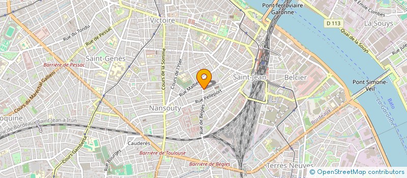 localisation de l'entreprise TESSIER à BORDEAUX