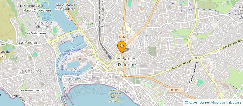localisation de l'entreprise TESSIER-BRIENS à LES SABLES D'OLONNE