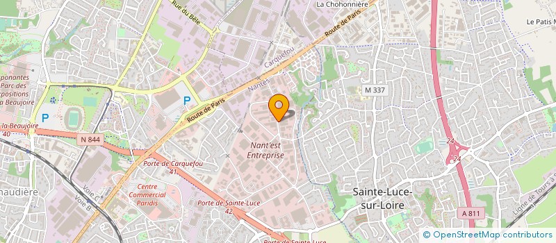 localisation de l'entreprise TESSIER ELECTRICITE à NANTES