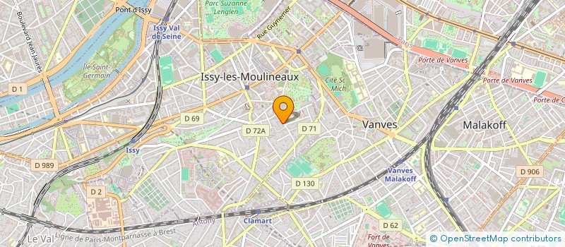 localisation de l'entreprise TESSIER ET TRICHET ALIMENTAT à ISSY-LES-MOULINEAUX