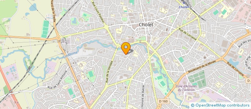 localisation de l'entreprise TESSIER FINANCE à CHOLET