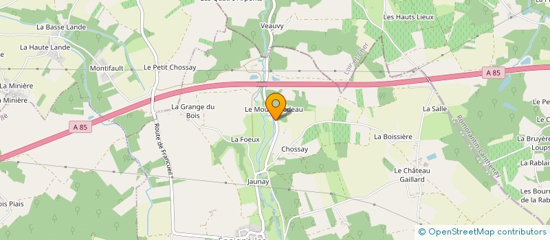 localisation de l'entreprise TESSIER JARDIN  SAINT-GEORGES-SUR-CHER