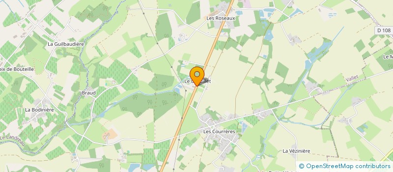 localisation de l'entreprise TESSIER SERRURERIE METALLERIE à VALLET