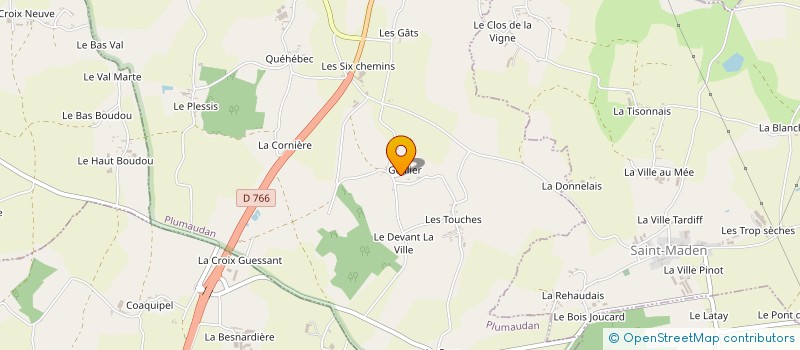 localisation de l'entreprise TESSIER VIANDES  PLUMAUDAN