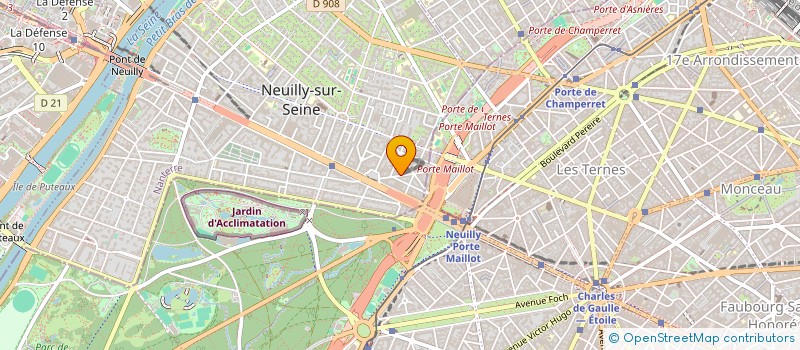 localisation de l'entreprise TESSLA TEXTILES  NEUILLY-SUR-SEINE