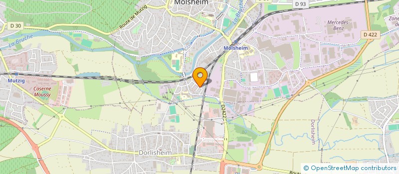 localisation de l'entreprise TESSNA  MOLSHEIM