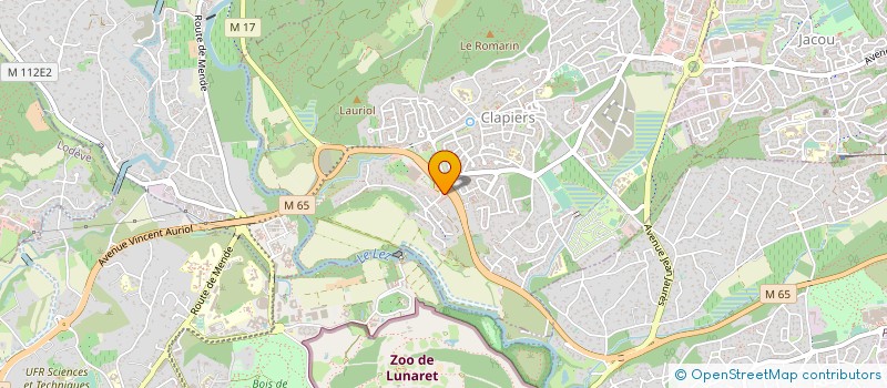 localisation de l'entreprise TESSON CONSEILS à CLAPIERS