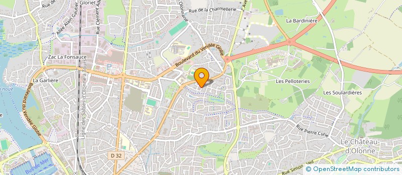 localisation de l'entreprise TESSON DE FROMENT  LES SABLES D'OLONNE