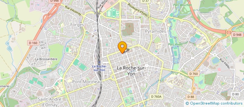 localisation de l'entreprise TESSON PASCALINE à LA ROCHE-SUR-YON
