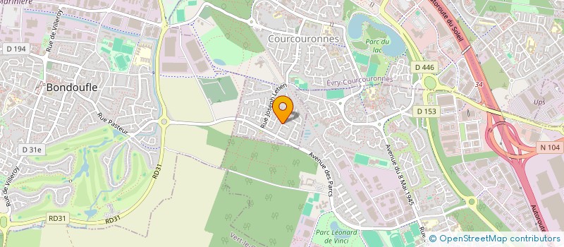 localisation de l'entreprise TESSORA CORP  EVRY-COURCOURONNES