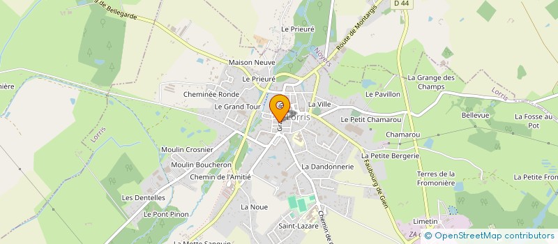 localisation de l'entreprise TESSY à LORRIS