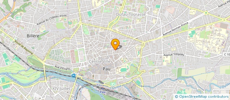 localisation de l'entreprise TEST à PAU