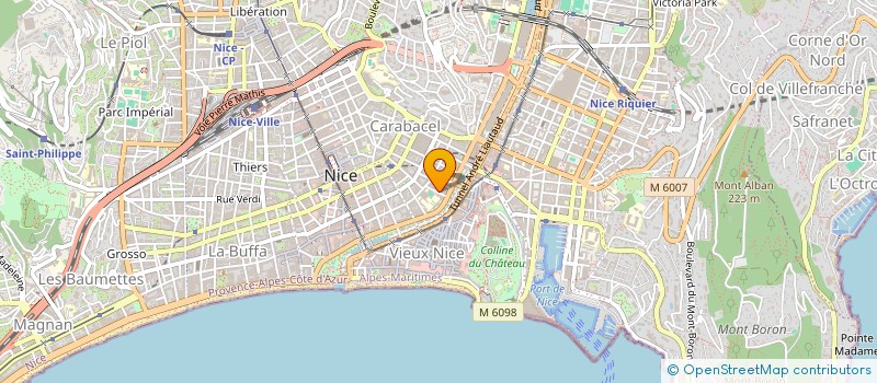 localisation de l'entreprise TEST à NICE