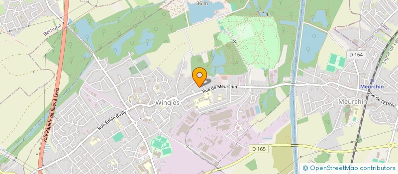 localisation de l'entreprise TEST CONTROLE VISITE à WINGLES