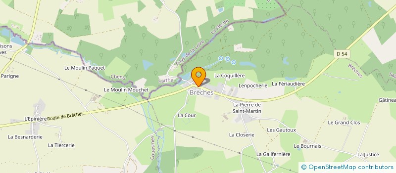 localisation de l'entreprise TESTA  BRECHES