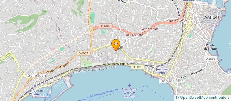 localisation de l'entreprise TESTA à ANTIBES