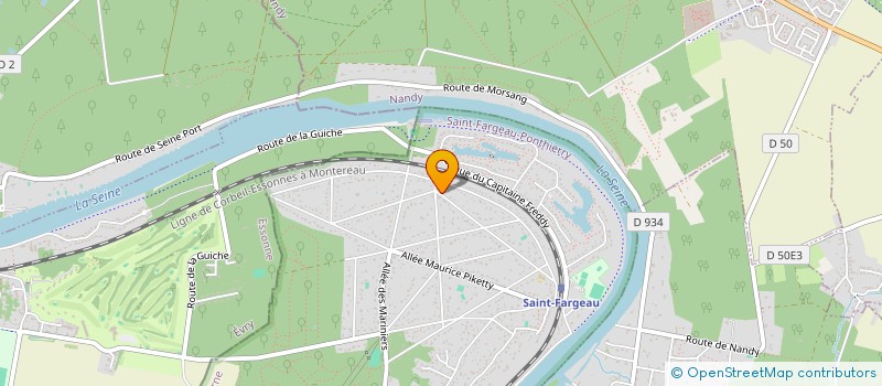 localisation de l'entreprise TESTA Z  SAINT-FARGEAU-PONTHIERRY