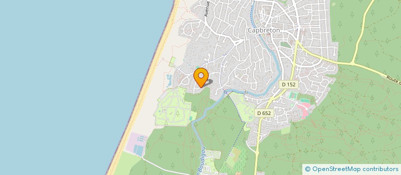 localisation de l'entreprise TESTABERT à CAPBRETON