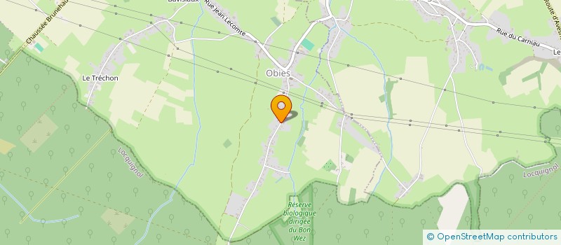 localisation de l'entreprise TESTAERT CHAUVENCY CONSTRUCTIONS  OBIES